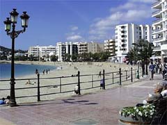 Die Promenade von Santa Eularia